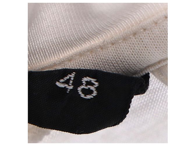 T-shirt a maniche lunghe con collo rotondo Tom Ford in lyocell bianco Crudo - vista 5