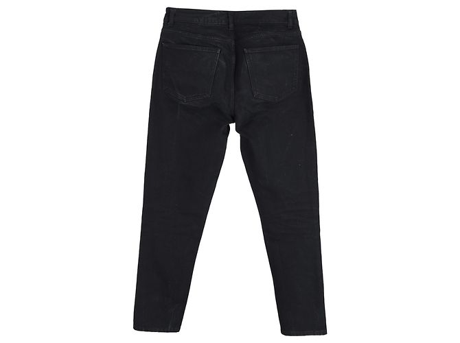 Autre Marque Jeans de cintura alta de algodón negro Mother of Pearl - vista 2