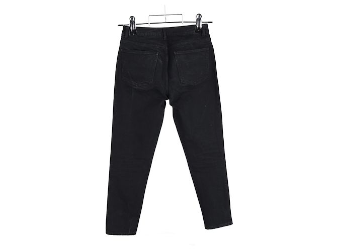 Autre Marque Jeans de cintura alta de algodón negro Mother of Pearl - vista 5