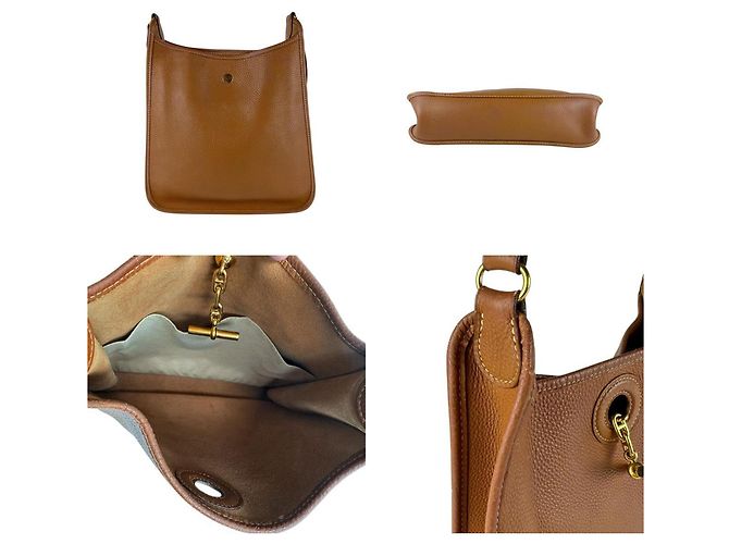 Hermès Borsa a spalla HERMES Vespa PM Marrone - vista 3