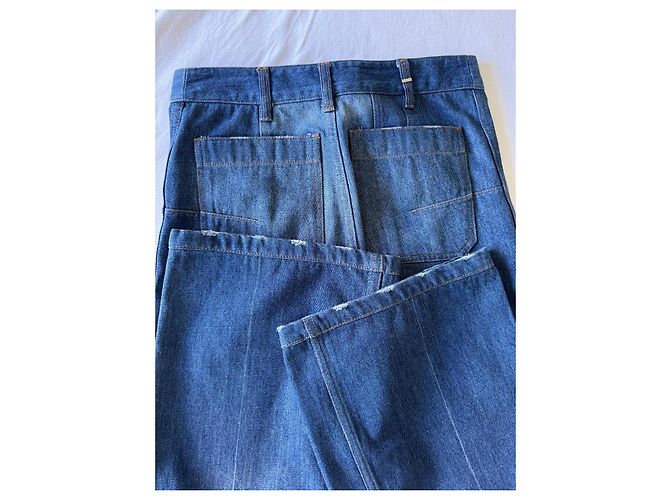 Jeans bootcut Christian Dior azul de algodón - vista 13