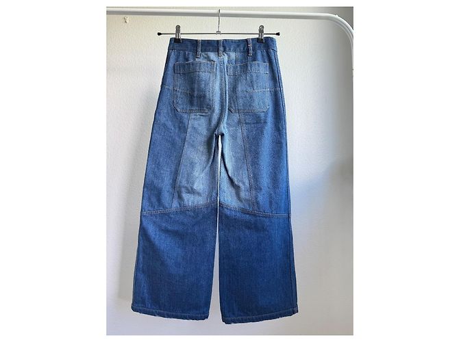 Jeans bootcut Christian Dior azul de algodón - vista 3