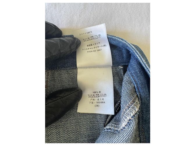 Jeans bootcut Christian Dior azul de algodón - vista 8