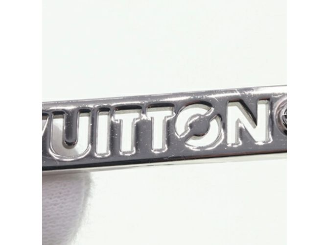 Collana con pendente in metallo argento Louis Vuitton - vista 5