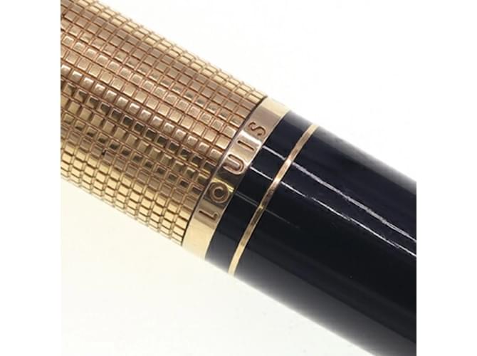 Louis Vuitton Rollerball Pen Black Golden - view 4