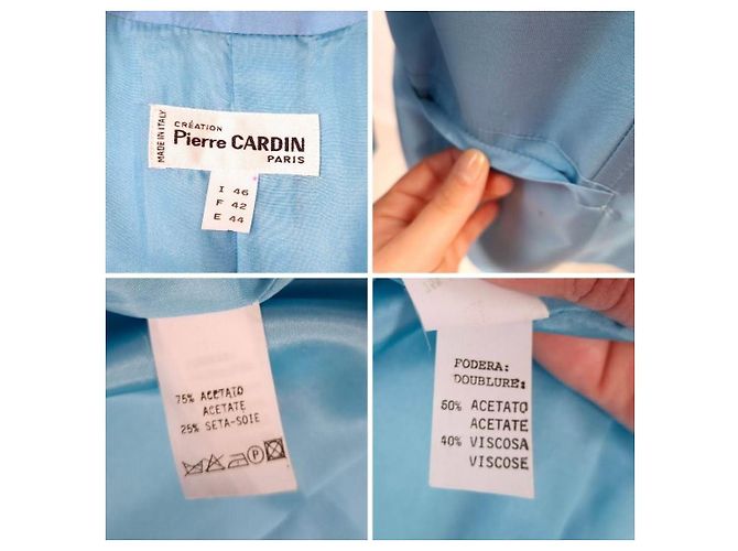 Giacca da cerimonia azzurra Pierre Cardin Blu Turchese - vista 10