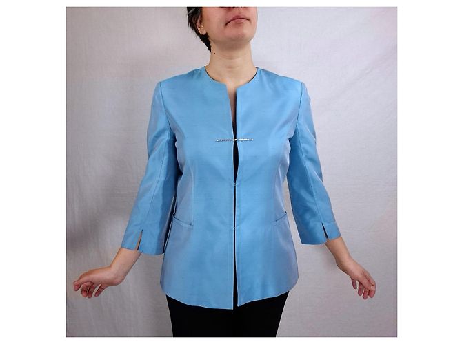 Giacca da cerimonia azzurra Pierre Cardin Blu Turchese - vista 7