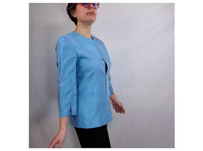 Giacca da cerimonia azzurra Pierre Cardin Blu Turchese - vista 8