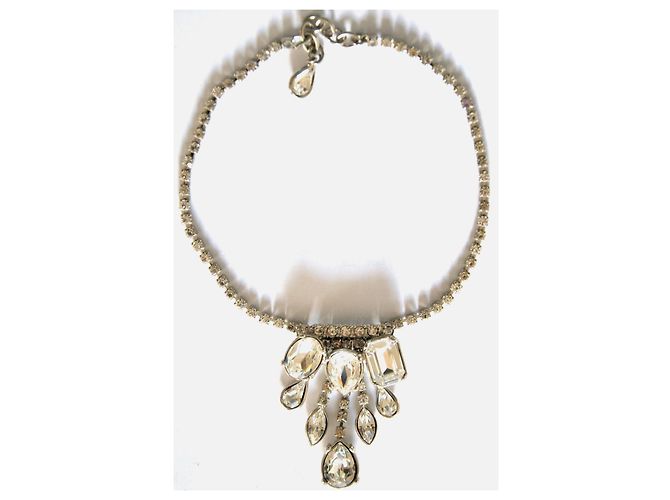 Collana Sonia By Sonia Rykiel con cristalli Swarovski Argento - vista 2