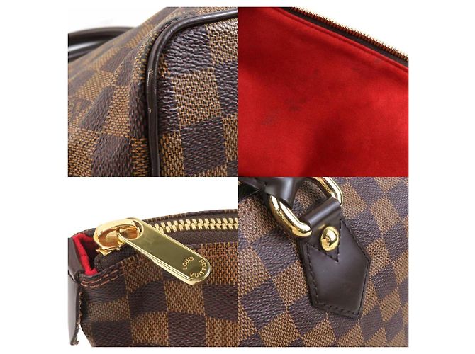 Borsa Louis Vuitton Damier Saleya MM Marrone - vista 4