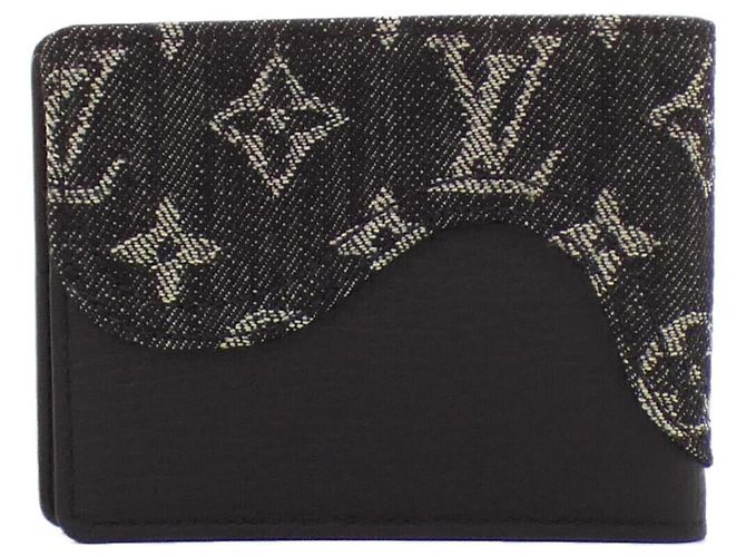 Portafoglio Slender Monogram Drip Louis Vuitton M81020 Nero - vista 2