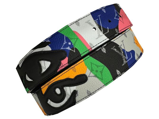 Cintura Santur Louis Vuitton Nero Multicolore - vista 2