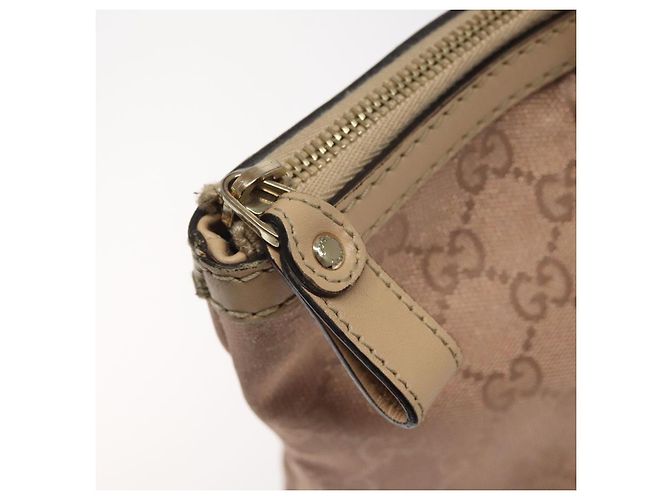 Borsa Tote Lovely GG Canvas Gucci Rosa Oro 257069 Auth 117391 - vista 17