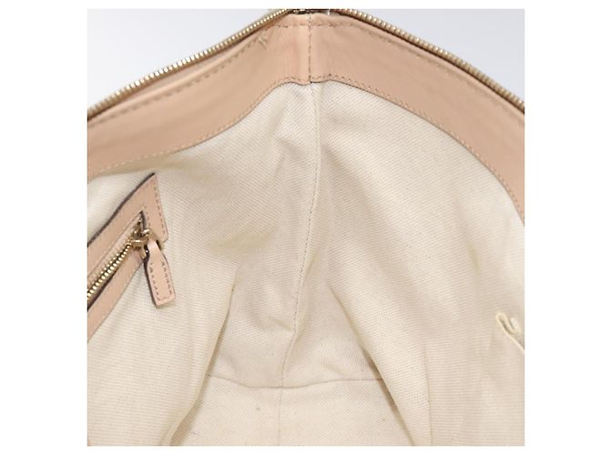 Borsa Tote Lovely GG Canvas Gucci Rosa Oro 257069 Auth 117391 - vista 19