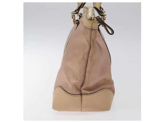 Borsa Tote Lovely GG Canvas Gucci Rosa Oro 257069 Auth 117391 - vista 3