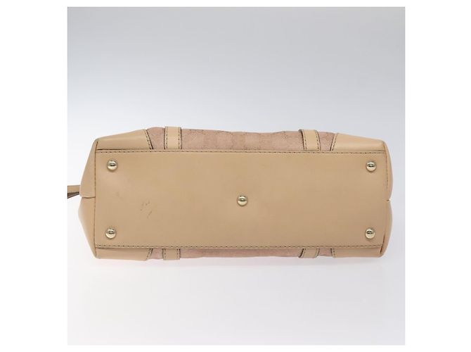 Borsa Tote Lovely GG Canvas Gucci Rosa Oro 257069 Auth 117391 - vista 5