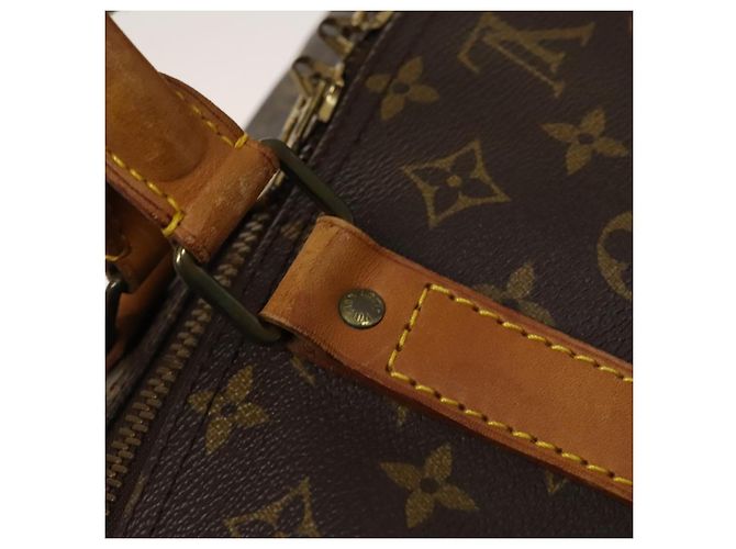 LOUIS VUITTON Monogram Keepall 60 Borsa Boston M41422 LV Auth 117757 Monogramma - vista 17