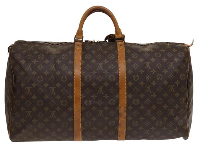 LOUIS VUITTON Monogram Keepall 60 Borsa Boston M41422 LV Auth 117757 Monogramma - vista 2