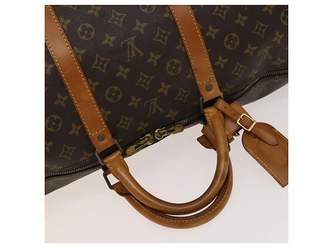 LOUIS VUITTON Monogram Keepall 60 Borsa Boston M41422 LV Auth 117757 Monogramma - vista 7