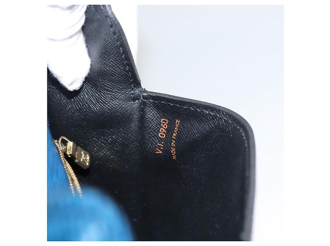 Saint-Cloud LOUIS VUITTON Borsa a Spalla Epi Saint Cloud GM Blu Toledo M52195 LV Auth BA1445 - vista 12