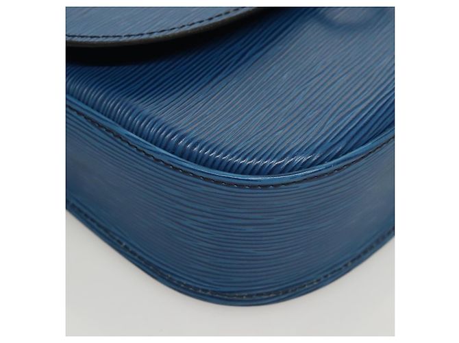 Saint-Cloud LOUIS VUITTON Borsa a Spalla Epi Saint Cloud GM Blu Toledo M52195 LV Auth BA1445 - vista 15
