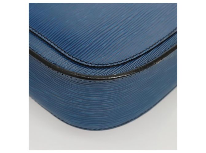 Saint-Cloud LOUIS VUITTON Borsa a Spalla Epi Saint Cloud GM Blu Toledo M52195 LV Auth BA1445 - vista 17