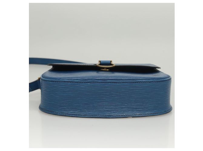 Saint-Cloud LOUIS VUITTON Borsa a Spalla Epi Saint Cloud GM Blu Toledo M52195 LV Auth BA1445 - vista 5