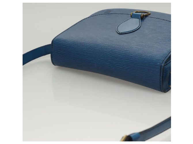 Saint-Cloud LOUIS VUITTON Borsa a Spalla Epi Saint Cloud GM Blu Toledo M52195 LV Auth BA1445 - vista 6