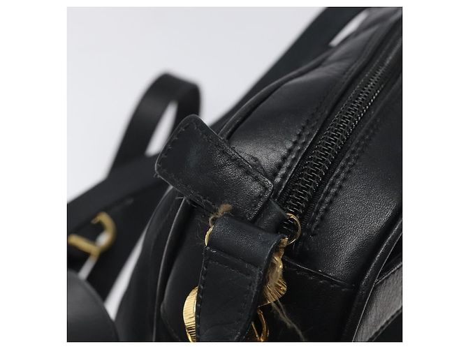 Borsa a spalla Salvatore Ferragamo in tela e pelle nera Auth bs24292 Nero - vista 10