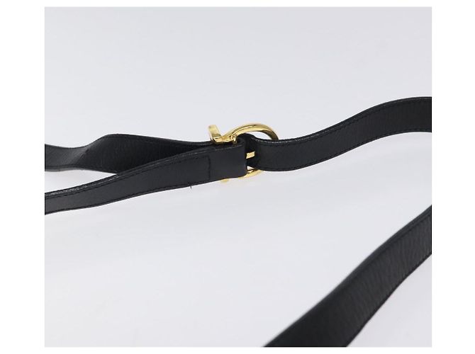 Borsa a spalla Salvatore Ferragamo in tela e pelle nera Auth bs24292 Nero - vista 14
