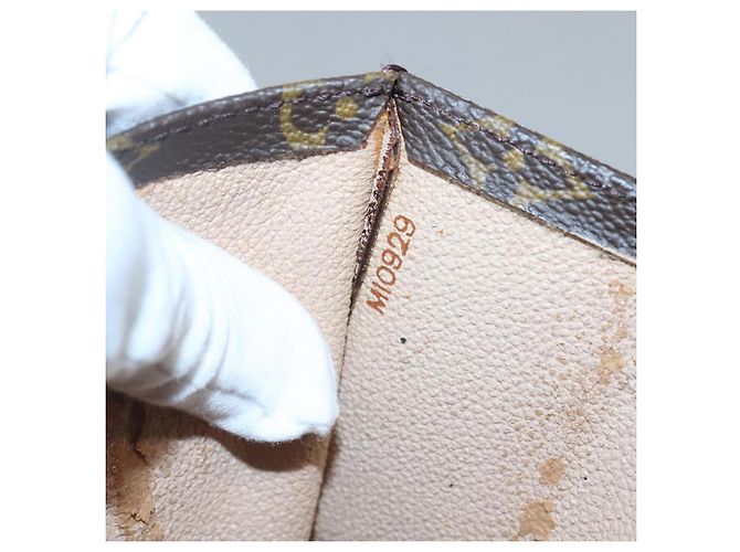 LOUIS VUITTON Monogram Sac Plat Borsa a Mano M51140 LV Auth 117530 Monogramma - vista 12
