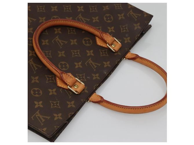 LOUIS VUITTON Monogram Sac Plat Borsa a Mano M51140 LV Auth 117530 Monogramma - vista 6