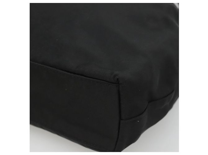 Borsa a spalla Maris Pearl Christian Dior in nylon nero argento autentica BA1374 - vista 15