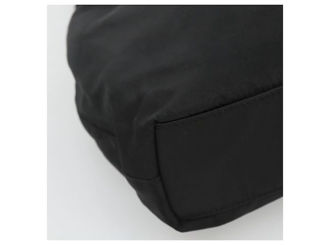Borsa a spalla Maris Pearl Christian Dior in nylon nero argento autentica BA1374 - vista 16