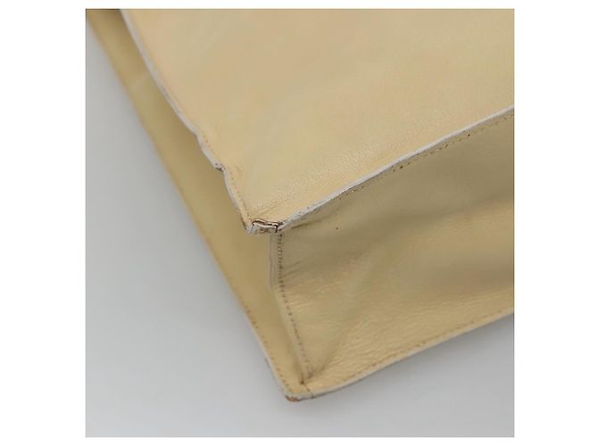 Borsa a mano GUCCI in pelle beige dorato Auth BA1025 D'oro - vista 16