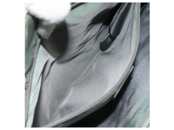 PRADA Handtasche Nylon Khaki Silber Authentisch 117333 - Ansicht 21