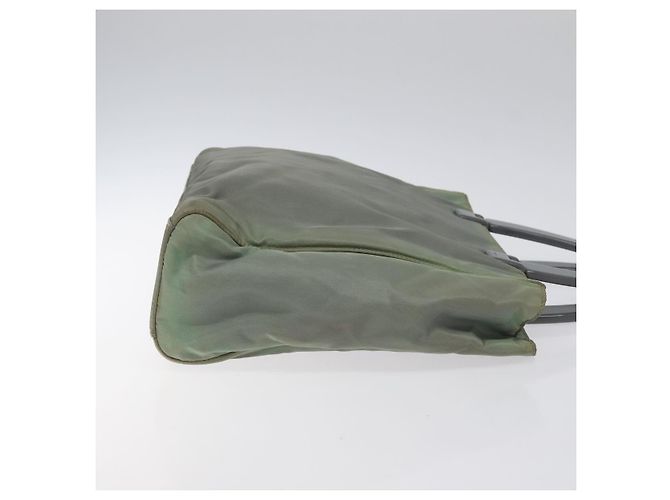 PRADA Handtasche Nylon Khaki Silber Authentisch 117333 - Ansicht 3