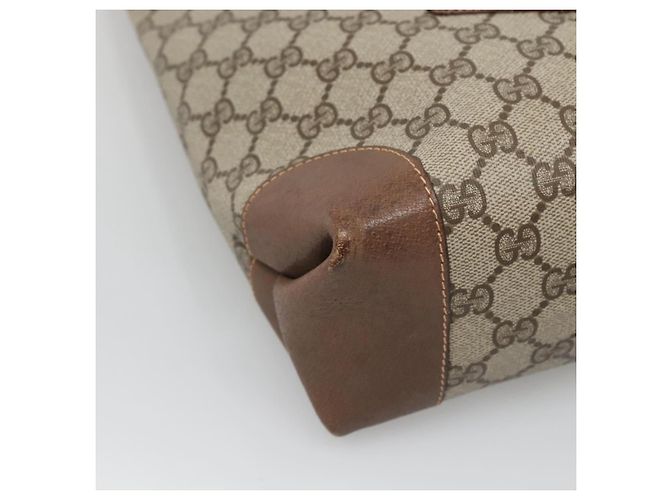 GUCCI GG Supreme Web Sherry Line Borsa Tote PVC Beige 002 904 0222 Auth BA1254 - vista 14