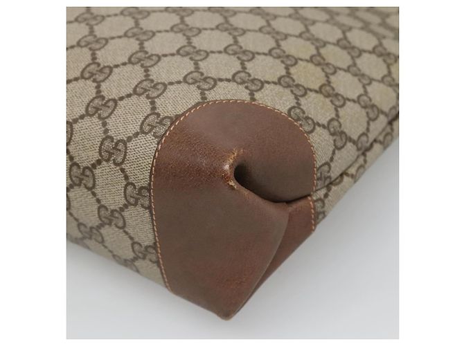 GUCCI GG Supreme Web Sherry Line Borsa Tote PVC Beige 002 904 0222 Auth BA1254 - vista 15