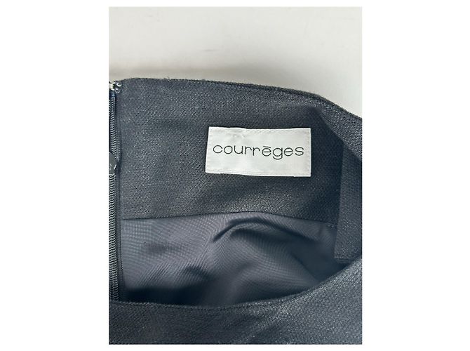 Vintage Courreges Kleid schwarz - Ansicht 6
