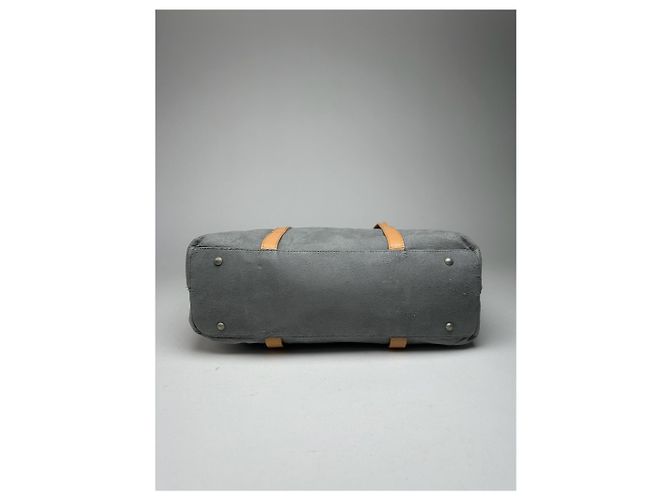 Sac à main en daim vintage Courreges gris - vue 11