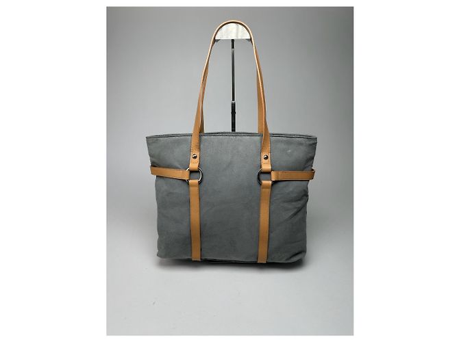 Sac à main en daim vintage Courreges gris - vue 2