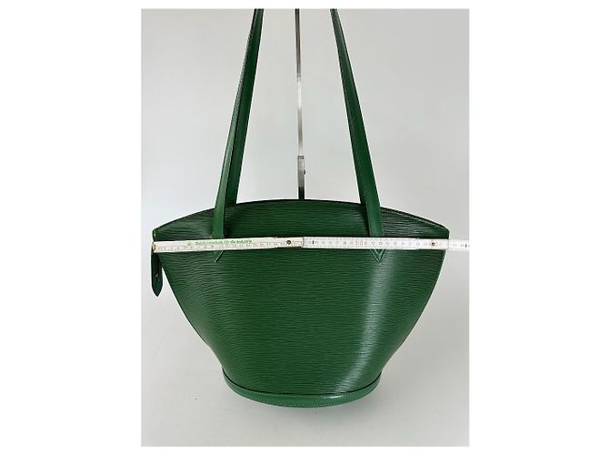 Vintage Louis Vuitton Saint Jacques EPI Leder Tasche grün - Ansicht 11