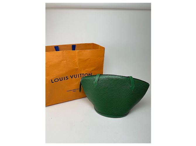 Vintage Louis Vuitton Saint Jacques EPI Leder Tasche grün - Ansicht 3