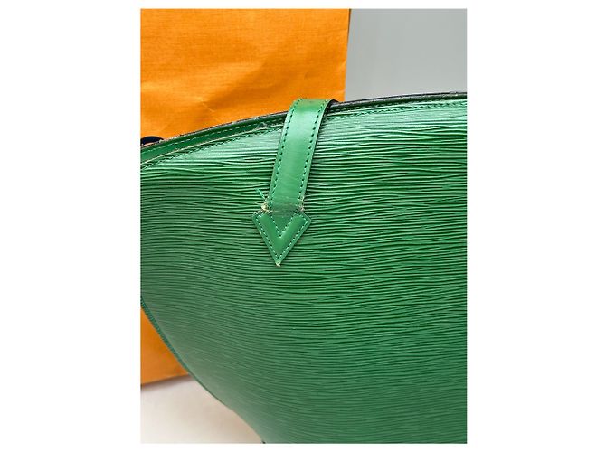 Vintage Louis Vuitton Saint Jacques EPI Leder Tasche grün - Ansicht 4