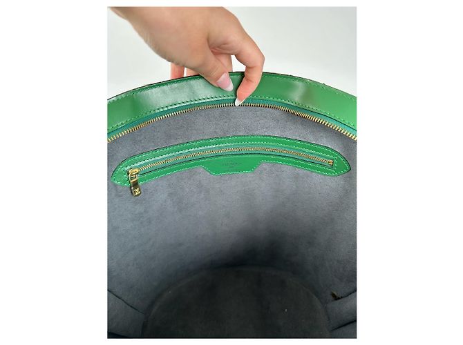 Vintage Louis Vuitton Saint Jacques EPI Leder Tasche grün - Ansicht 7