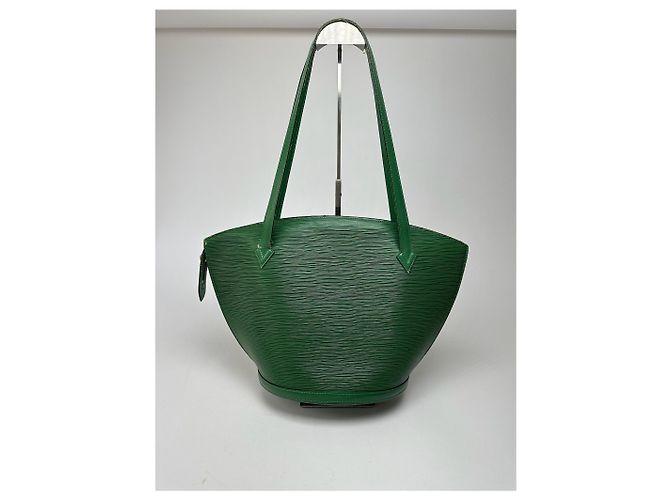 Vintage Louis Vuitton Saint Jacques EPI Leder Tasche grün - Ansicht 8