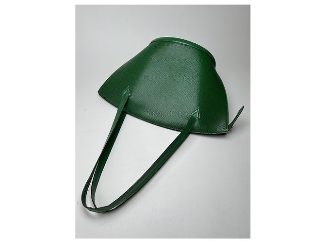 Vintage Louis Vuitton Saint Jacques EPI Leder Tasche grün - Ansicht 9