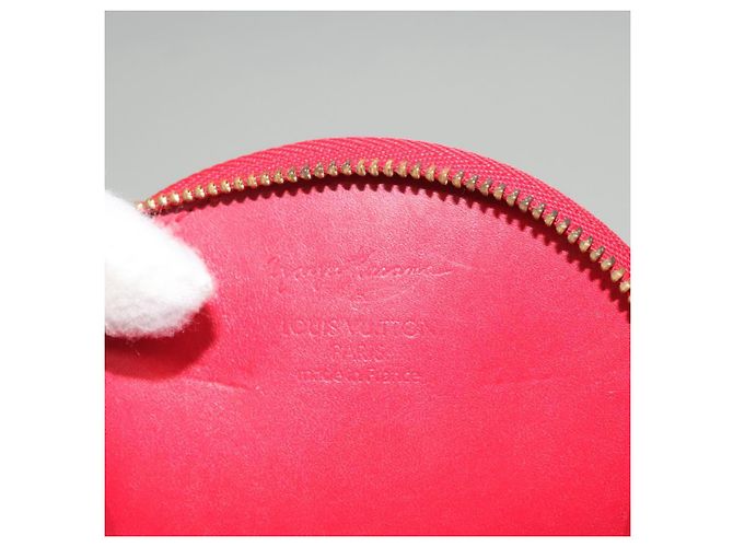 LOUIS VUITTON Vernis Dot Infinity Monedero Sombrero M91570 LV Auth BA1203 Roja - vista 10