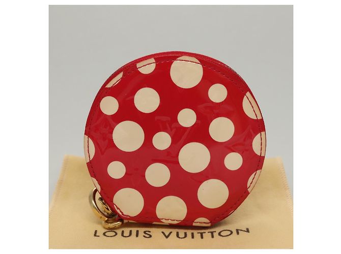 LOUIS VUITTON Vernis Dot Infinity Monedero Sombrero M91570 LV Auth BA1203 Roja - vista 12